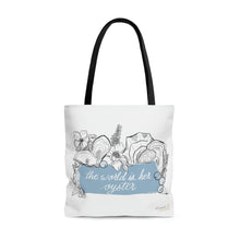 Load image into Gallery viewer, The World Is her Oyster Tote Bag