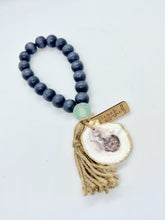 Load image into Gallery viewer, The Lagoon - Color Stained Wood with Sea Glass