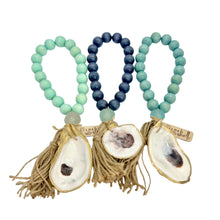 Load image into Gallery viewer, The Lagoon - Color Stained Wood with Sea Glass
