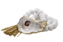Load image into Gallery viewer, The Gilded Shell - Coastline - The Boho - 18k Gold Gilded Oyster Shell-Product-Main
