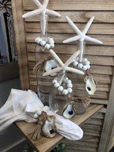 Load image into Gallery viewer, The Gilded Shell - Boho Splash - Napkin Ring - Set of 2 - Lifestyle Photo