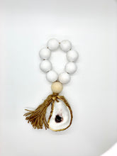 Load image into Gallery viewer, The Gilded Shell - Boho -  Tide Pool - 18k Gold Gilded Oyster Shell - Solid White -Product -2
