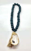 Load image into Gallery viewer, The Gilded Shell - Amalfi Coast ALL TEAL SEAGLASS - Coastline - 18k Gold Gilded All Sea Glass- PRODUCT -1