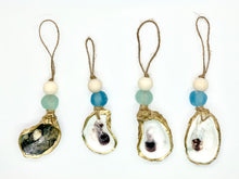 Load image into Gallery viewer, Eco-Friendly - Sea Glass Ornaments (Set of 2)