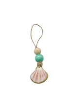 Load image into Gallery viewer, Coastal Mint - Scallop Shell Ornament