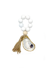 Load image into Gallery viewer, The Gilded Shell - The Boho - The Splash - 18k Gold Gilded Oyster Shell - Lifestyle Photo - 1