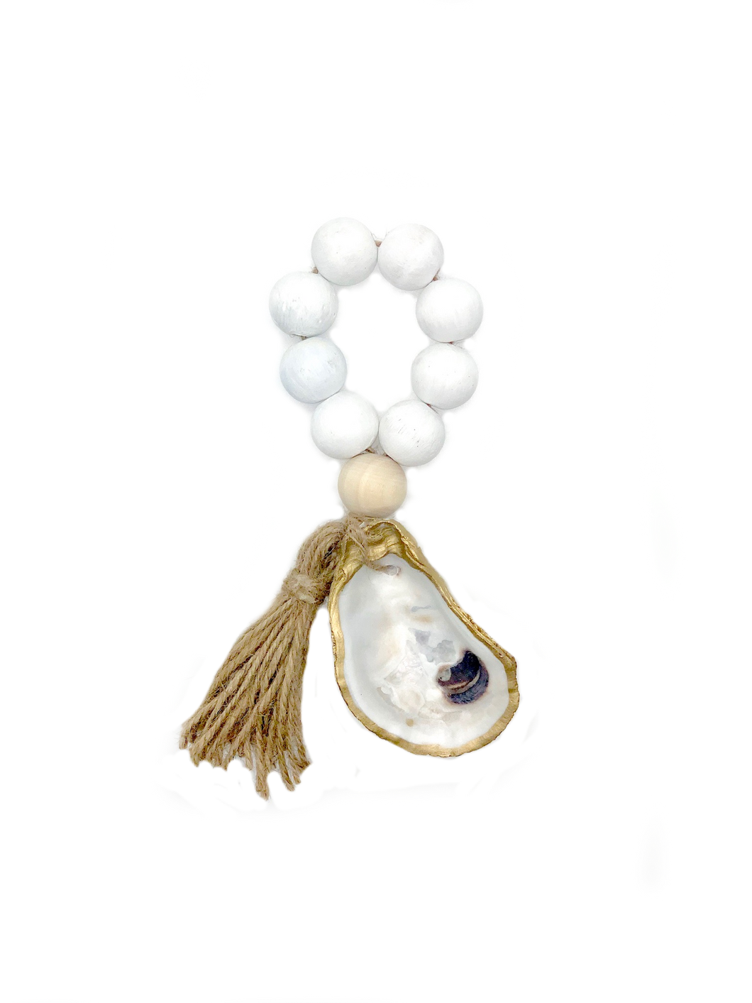 The Gilded Shell - The Boho - The Splash - 18k Gold Gilded Oyster Shell - Lifestyle Photo - 1