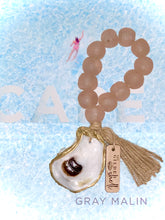 Load image into Gallery viewer, The Gilded Shell  -  Tide Pool - 18k Gold Gilded Oyster Shell - Rose Sea Glass -Lifestyle - 1