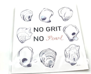 The Gilded Shell - No Grit No Pearl Print - Product Photo - 1