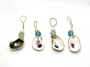 Eco-Friendly - Sea Glass Ornaments (Set of 2)